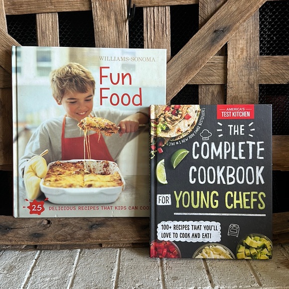 Williams-Sonoma kids cookbook “Fun Food” and The Complete Cookbook for Young - Picture 1 of 9